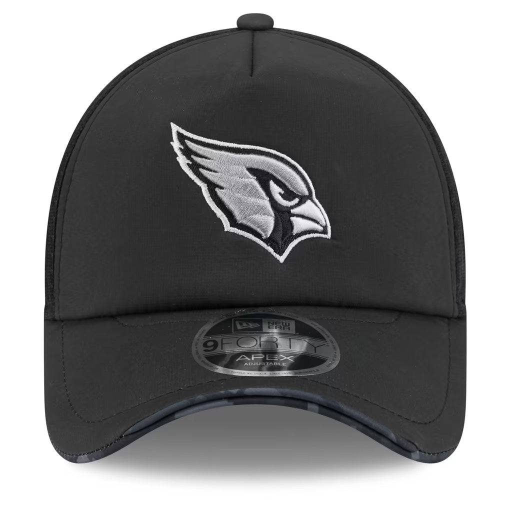 NFL Arizona Cardinals New Era 2026 Salute to Service Apex 9FORTY Snapback Hat- Black