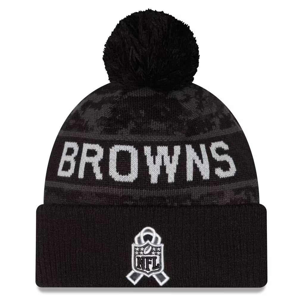 NFL Cleveland Browns New Era 2026 Salute to Service Knit- Black