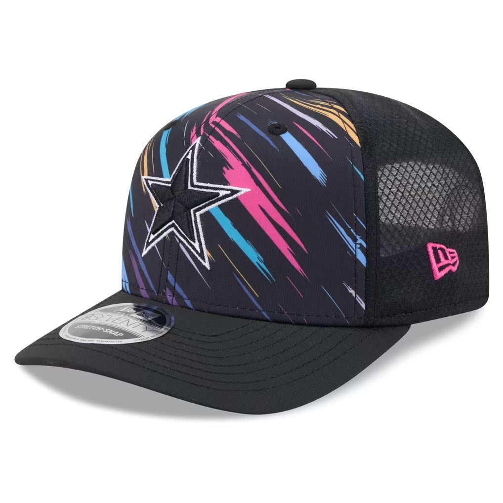 NFL Dallas Cowboys New Era 2026 Crucial Catch 9SEVENTY Stretch-Snap Hat- Black