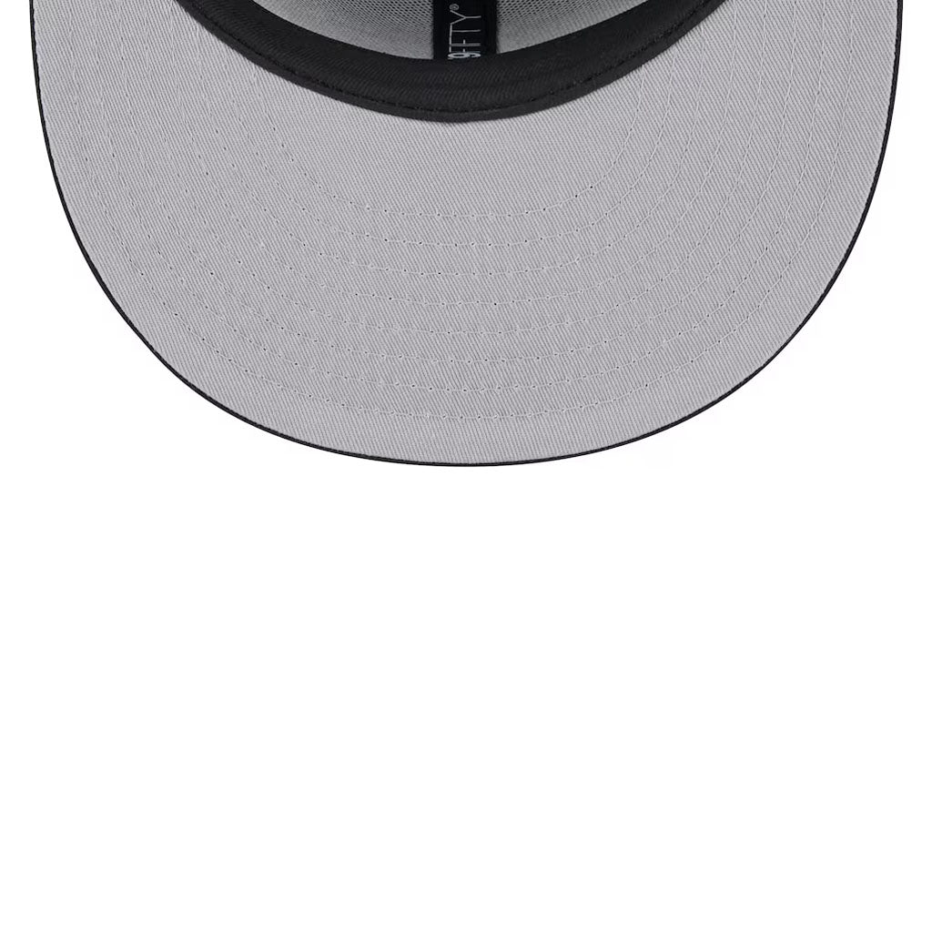 NFL Dallas Cowboys New Era Side Patch Black & White 59FIFTY Fitted Hat - Black