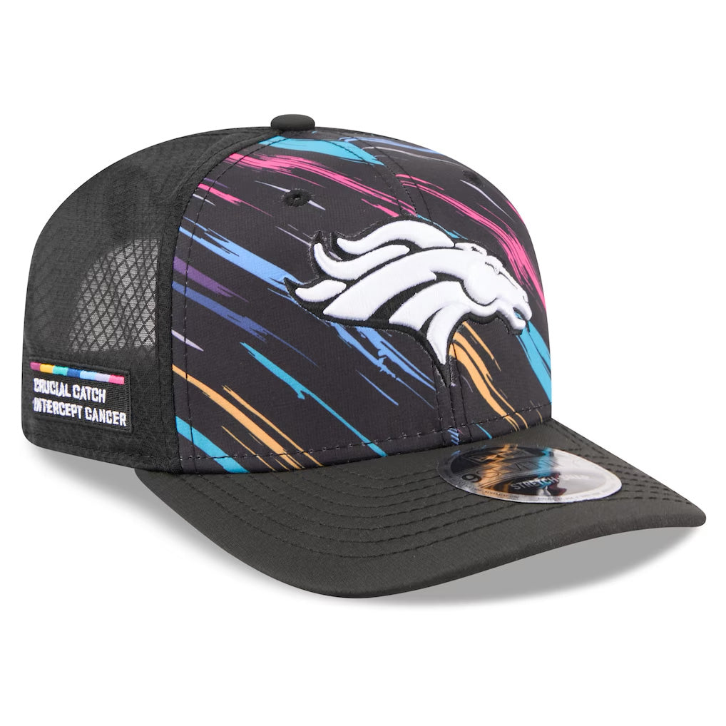 NFL Denver Broncos New Era 2026 Crucial Catch 9SEVENTY Stretch-Snap Hat- Black