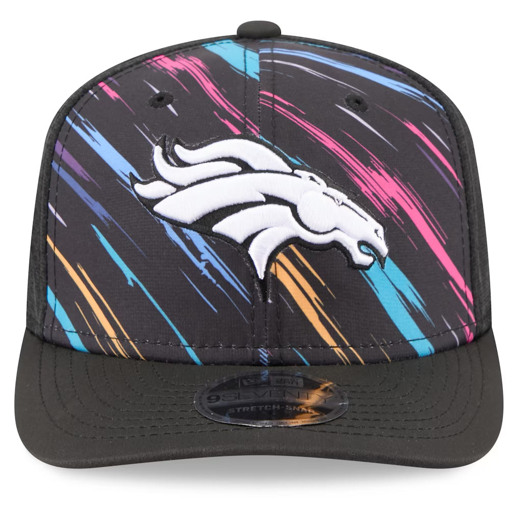 NFL Denver Broncos New Era 2026 Crucial Catch 9SEVENTY Stretch-Snap Hat- Black