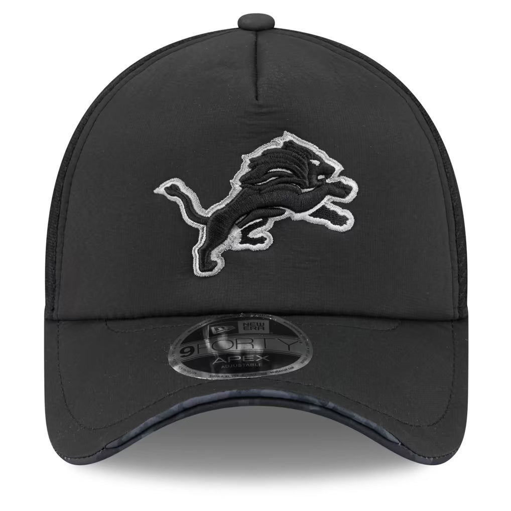 NFL Detroit Lions New Era 2026 Salute to Service Apex 9FORTY Snapback Hat- Black