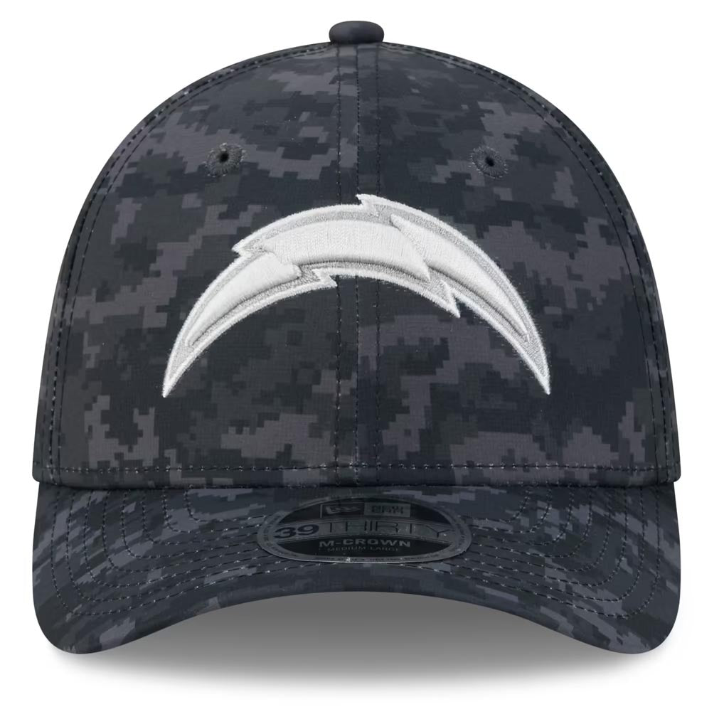 NFL Los Angeles Chargers New Era 2026 Salute to Service 39THIRTY Flex Fit Hat- Black