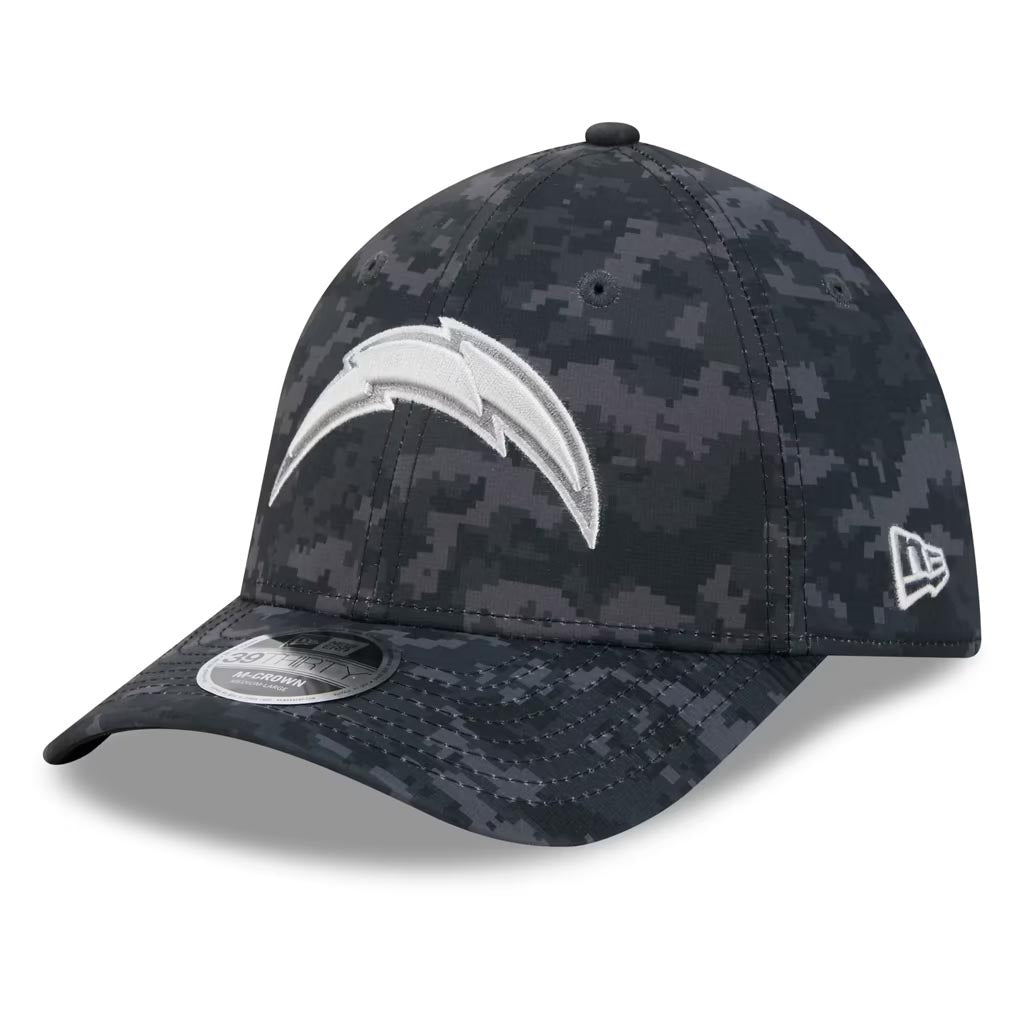 NFL Los Angeles Chargers New Era 2026 Salute to Service 39THIRTY Flex Fit Hat- Black