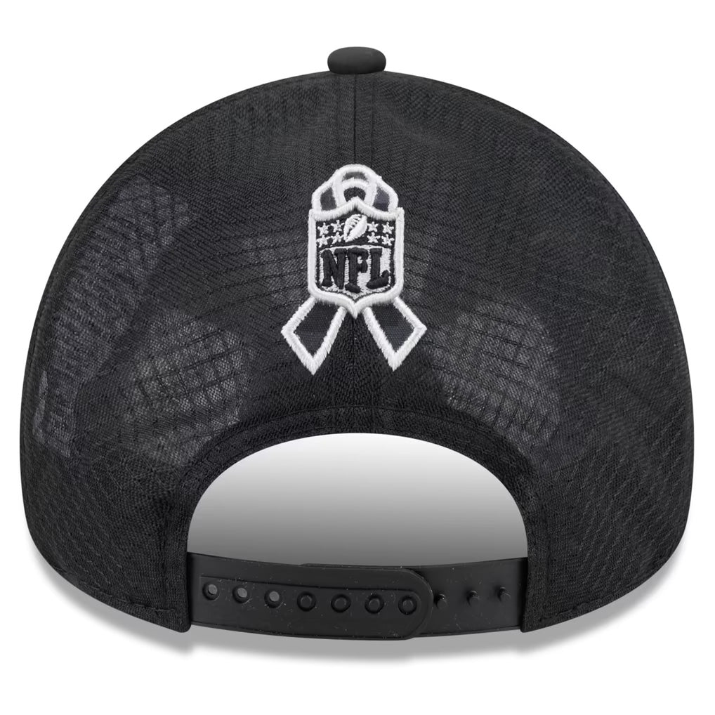 NFL Philadelphia Eagles New Era 2026 Salute to Service Apex 9FORTY Snapback Hat- Black