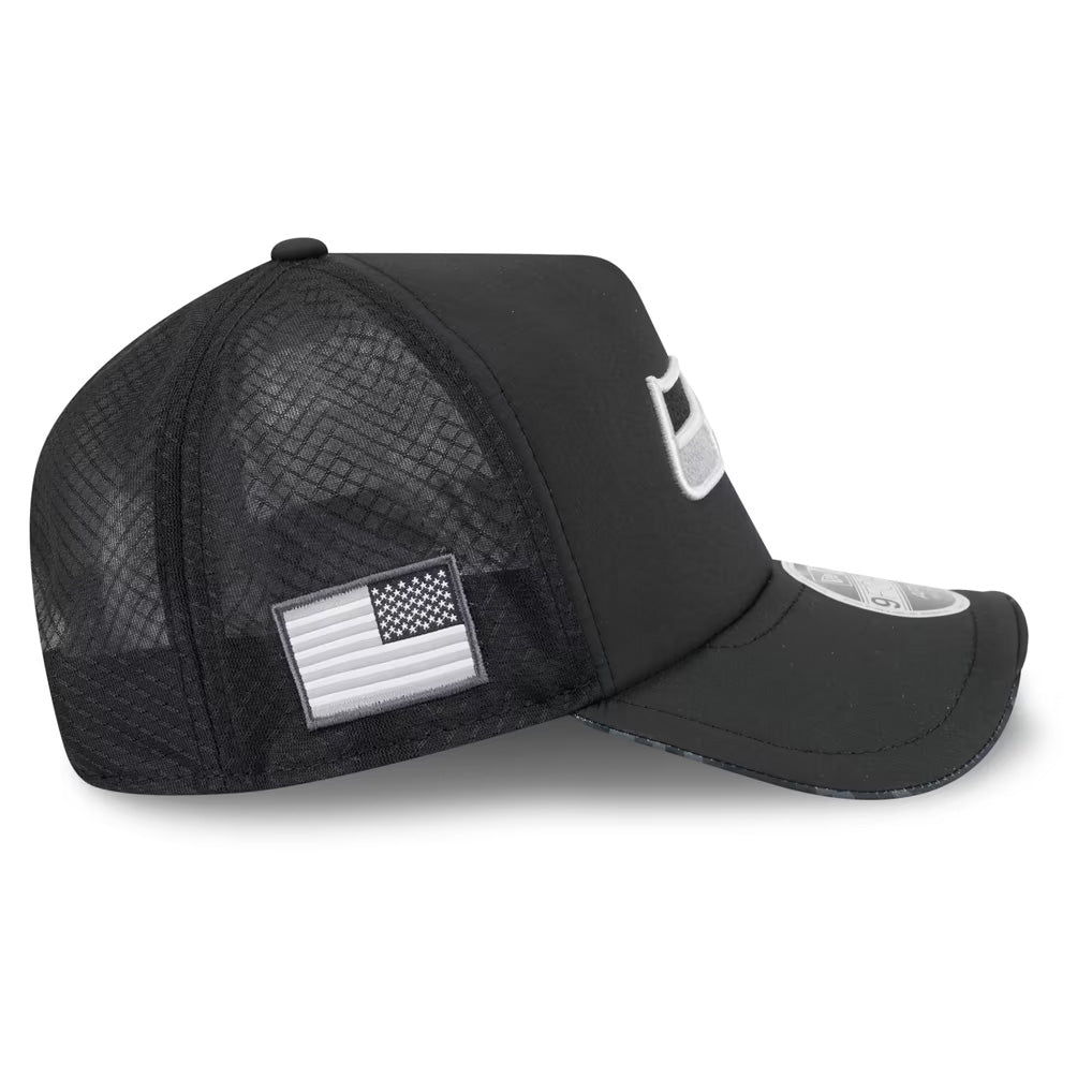 NFL Seattle Seahawks New Era 2026 Salute to Service Apex 9FORTY Snapback Hat- Black