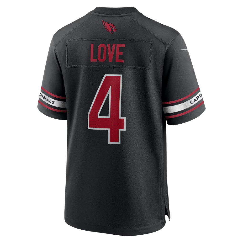 NFL Arizona Cardinals Jeremiyah Love Nike Alternate Game Jersey - Black