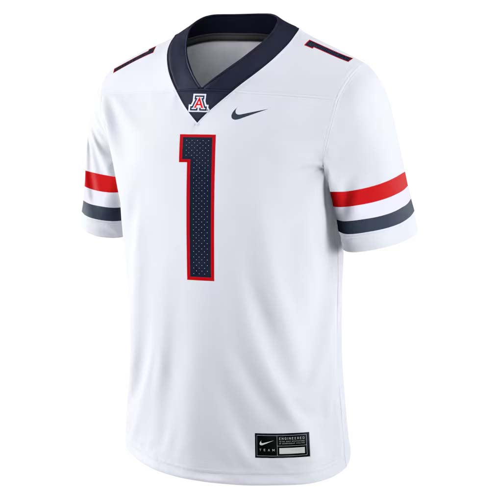 NCAA Arizona Wildcats Nike 2026 Road Game Jersey- White