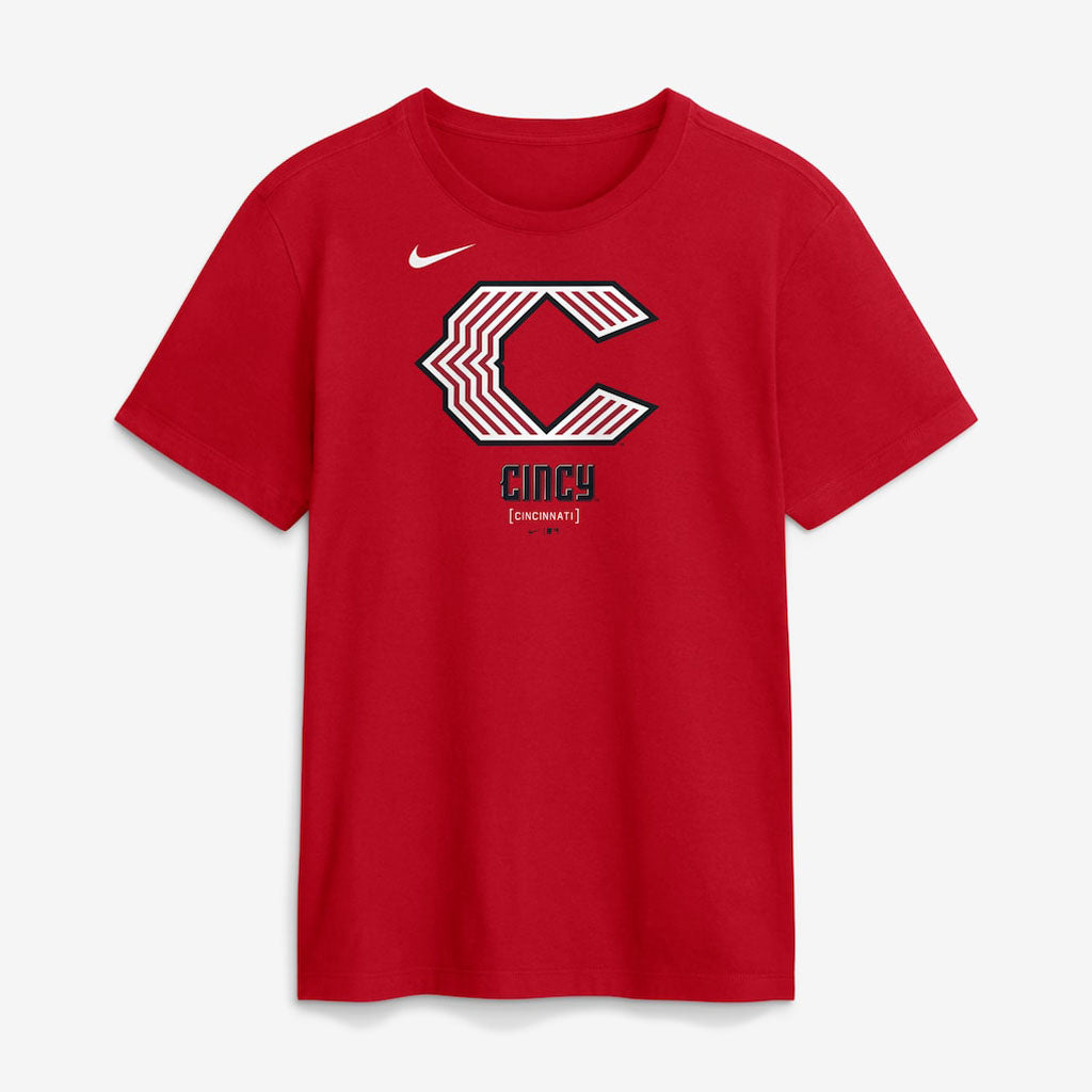 MLB Cincinnati Reds Nike 2026 City Connect Large Logo T-Shirt - Red