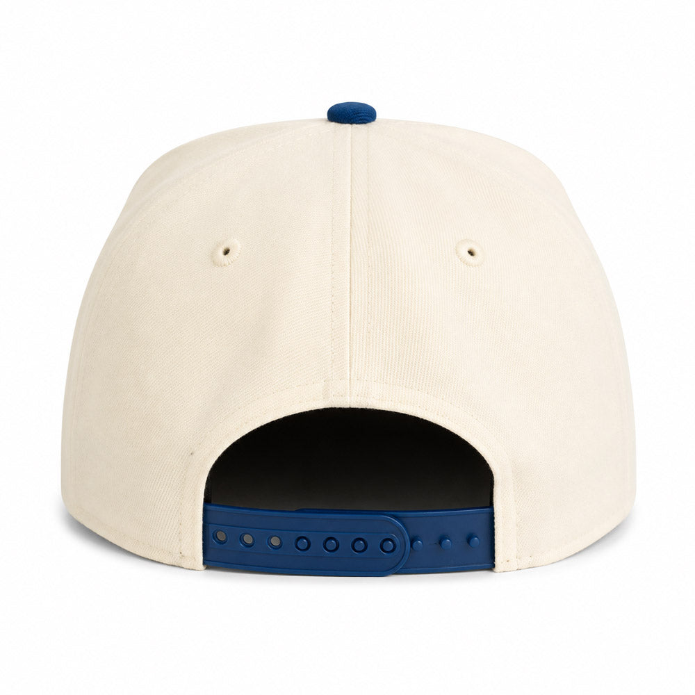 MLB New York Mets New Era Two-Tone Summer Flower 9FIFTY A-Frame Snapback Hat - Cream