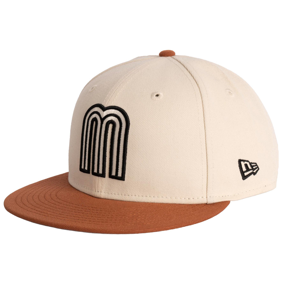 WBC Mexico New Era Fieldstone 9FIFTY Snapback Hat- Light Cream