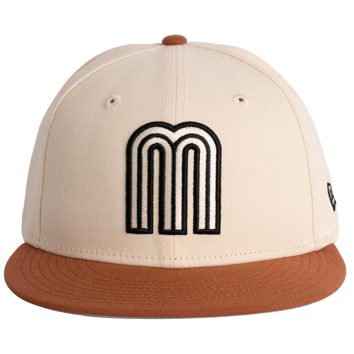 WBC Mexico New Era Fieldstone 9FIFTY Snapback Hat- Light Cream