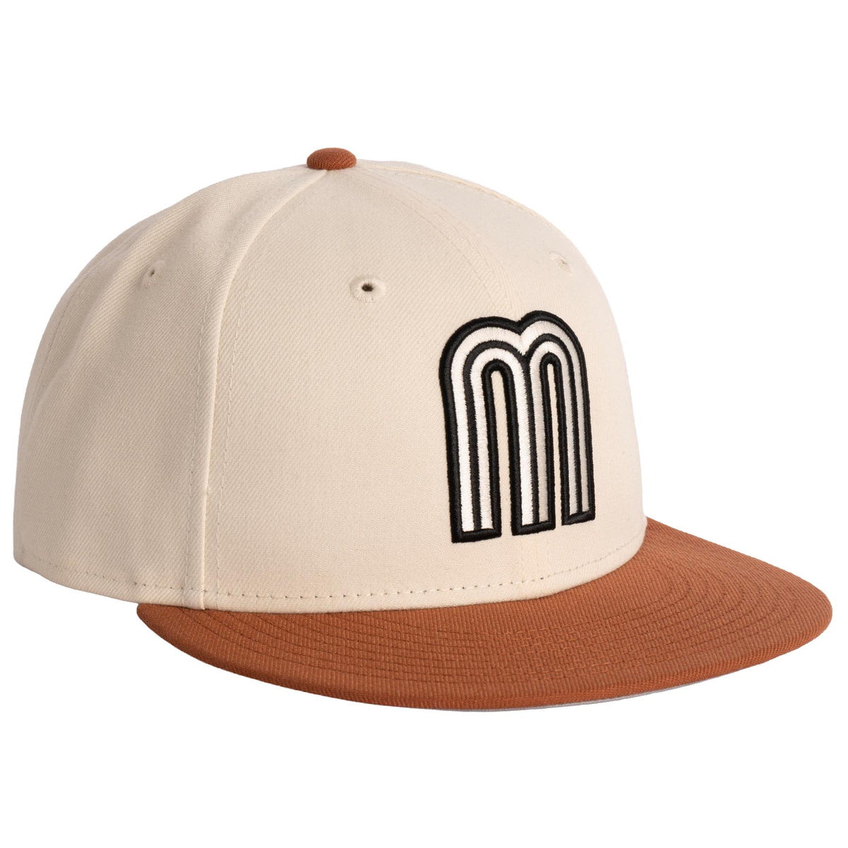 WBC Mexico New Era Fieldstone 9FIFTY Snapback Hat- Light Cream