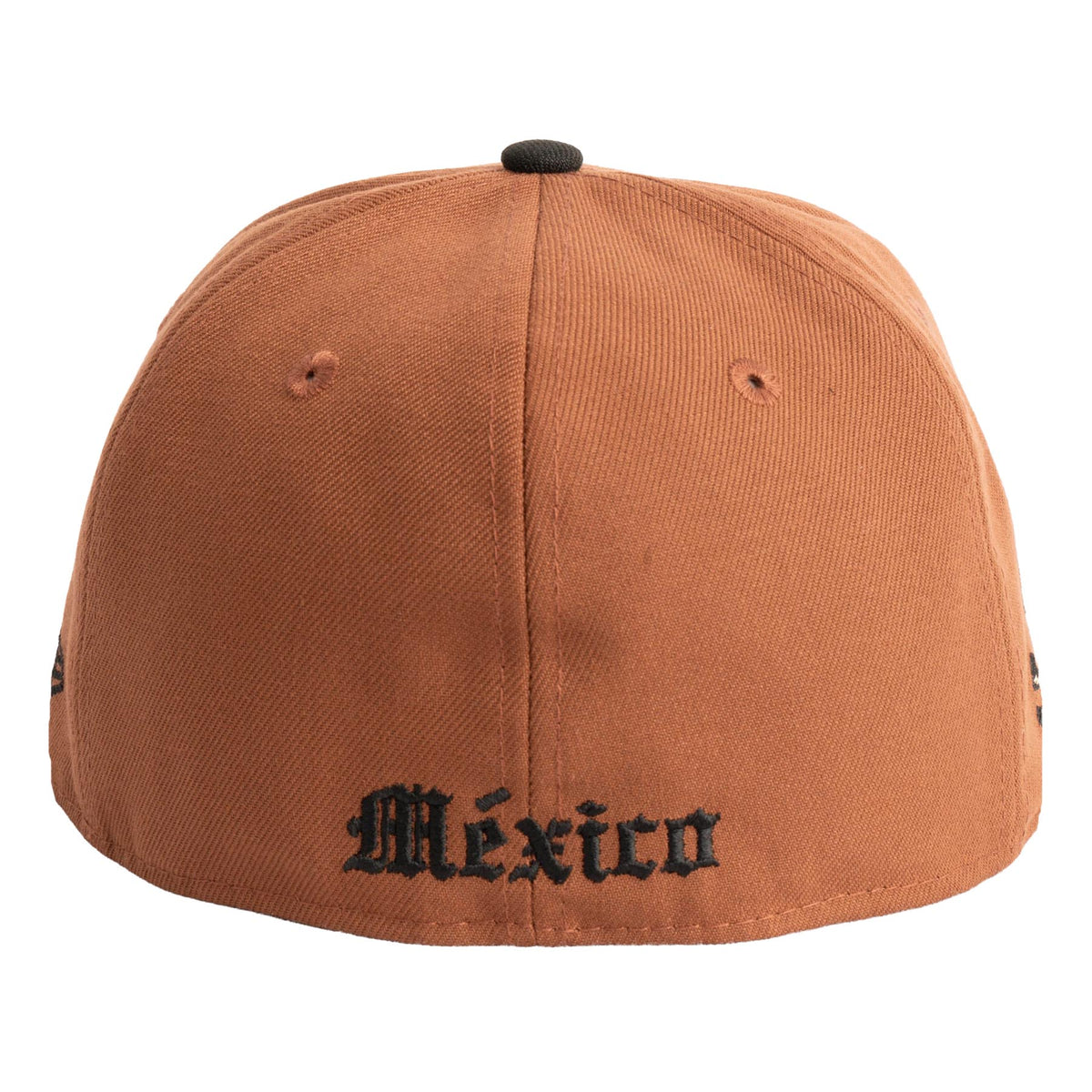 WBC Mexico New Era Jolly Roger 59FIFTY Fitted Hat- Brown