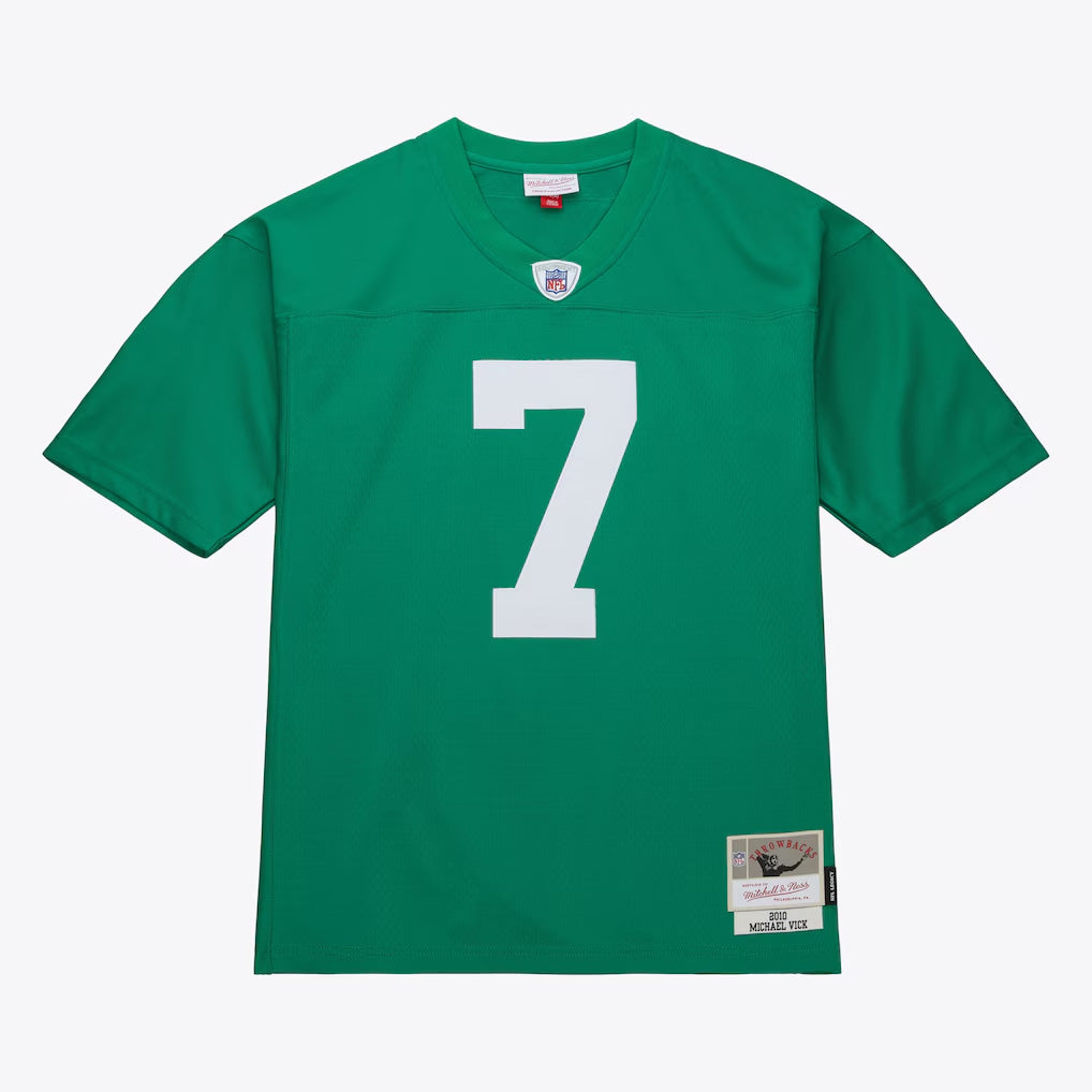 NFL Philadelphia Eagles Michael Vick Mitchell & Ness 2010 Legacy Jersey- Green
