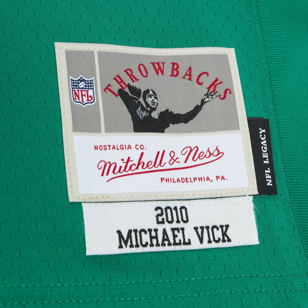 NFL Philadelphia Eagles Michael Vick Mitchell & Ness 2010 Legacy Jersey- Green