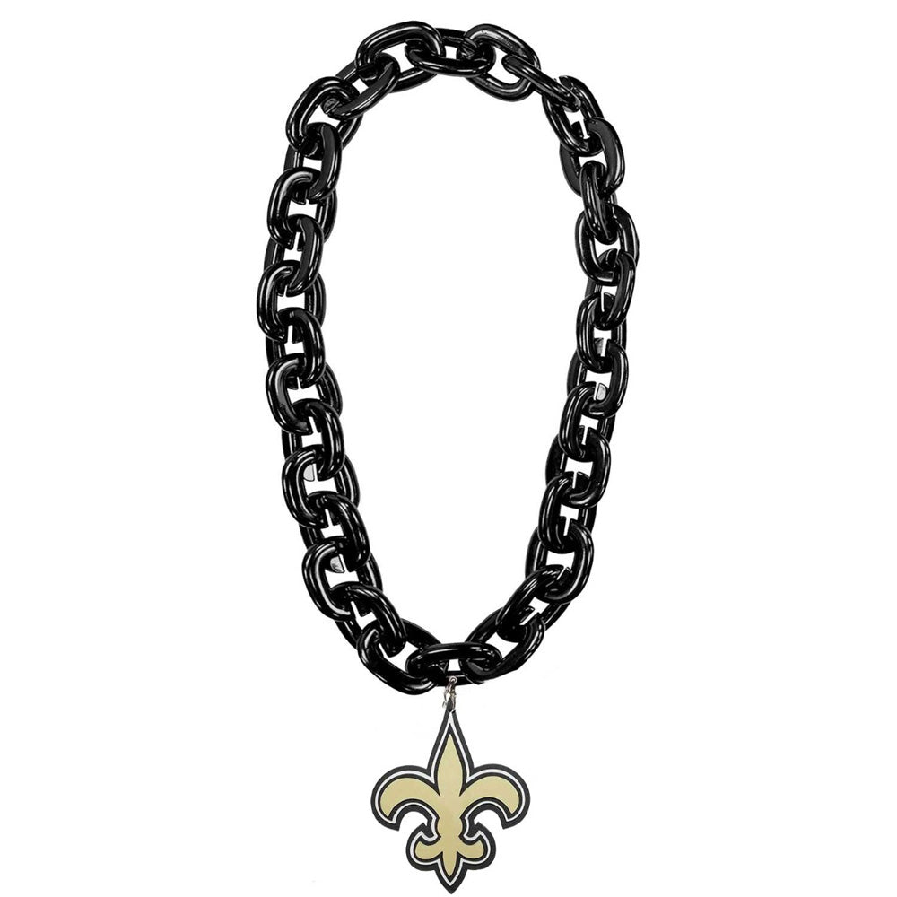 NFL New Orleans Saints Aminco Large Fan Chain Necklace