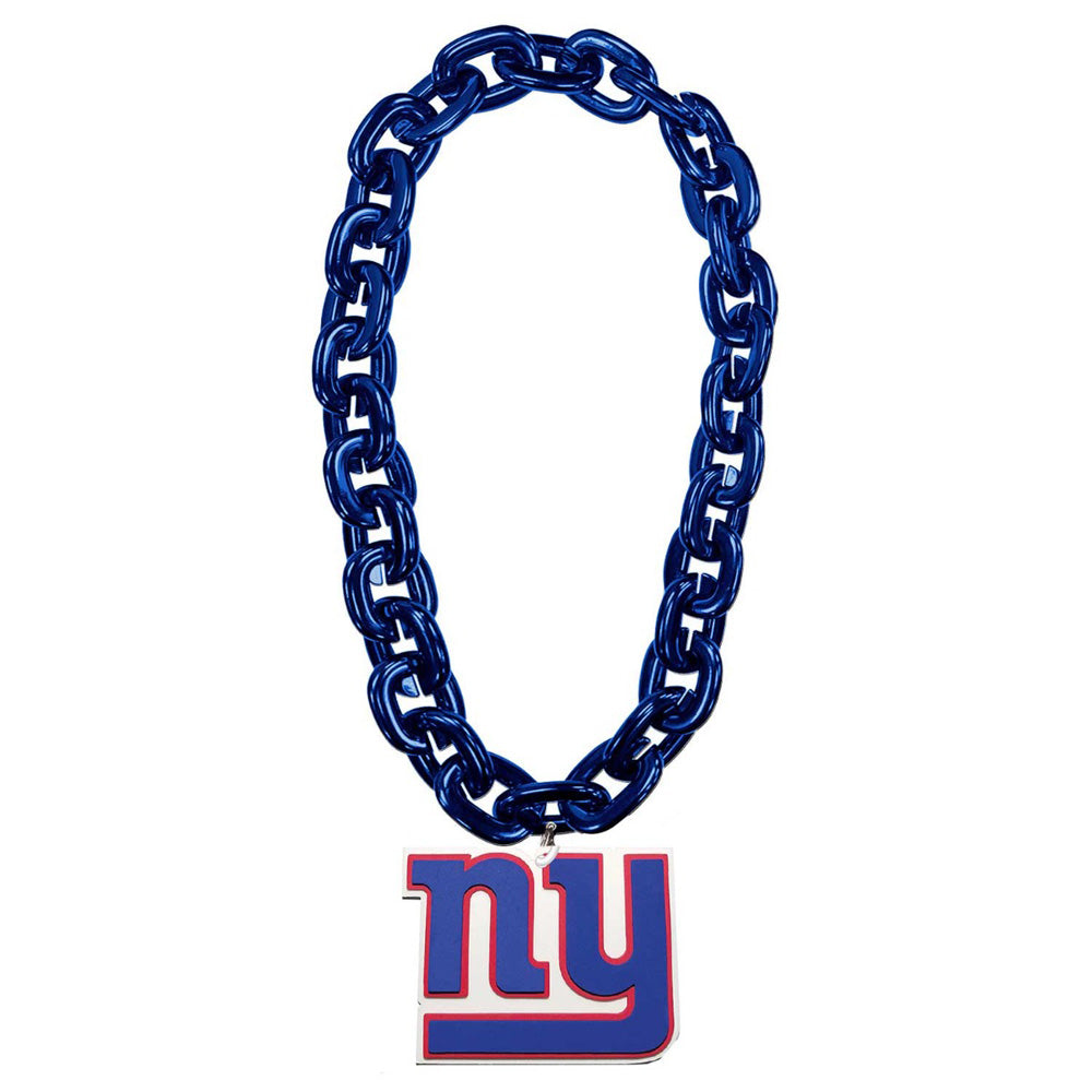 NFL New York Giants Aminco Large Fan Chain Necklace