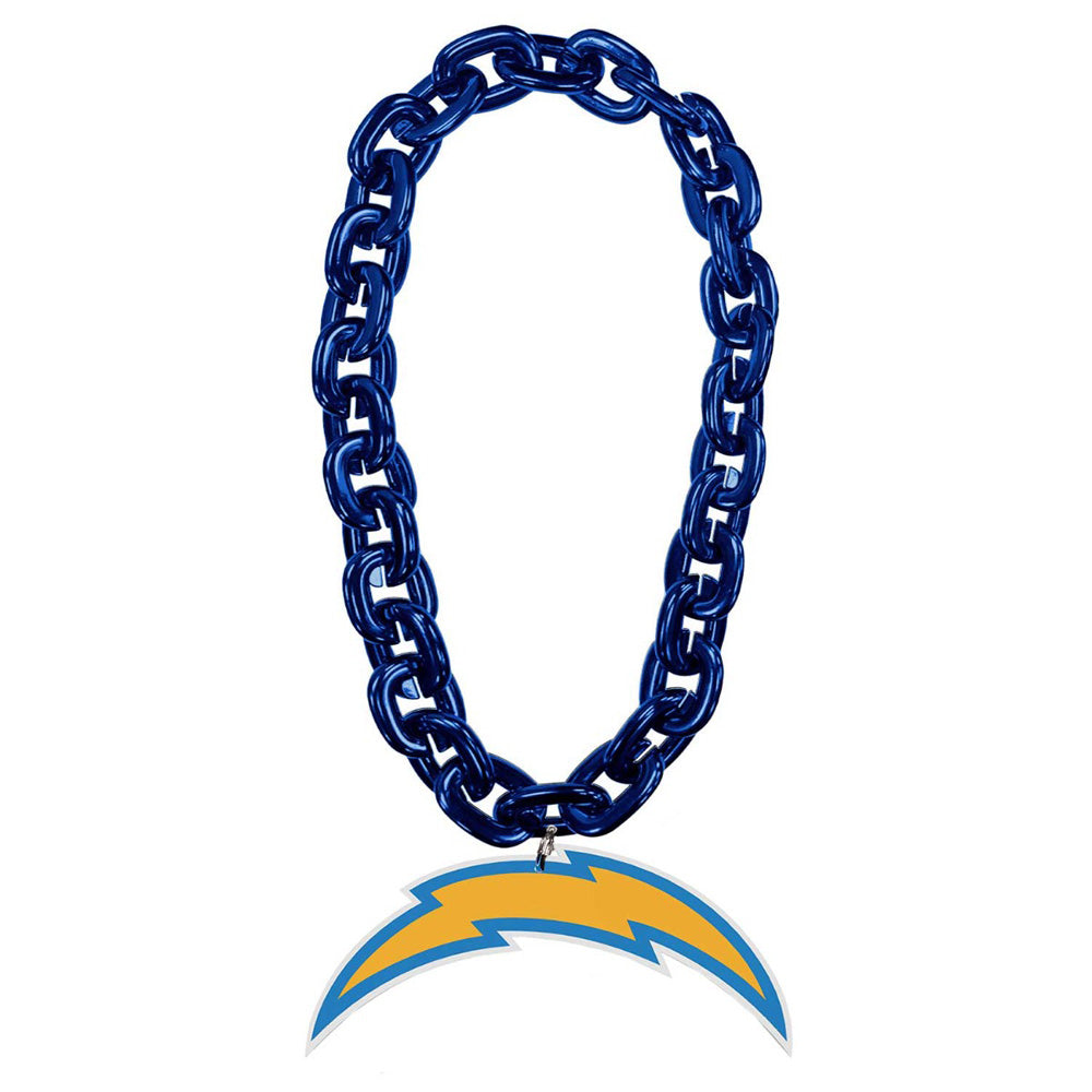 NFL Los Angeles Chargers Aminco Large Fan Chain Necklace