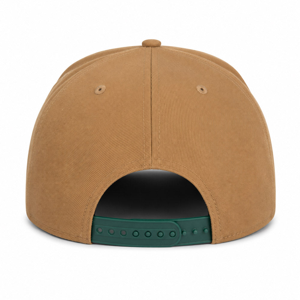 NFL Green Bay Packers New Era Khaki 9FIFTY A-Frame Snapback Hat - Khaki