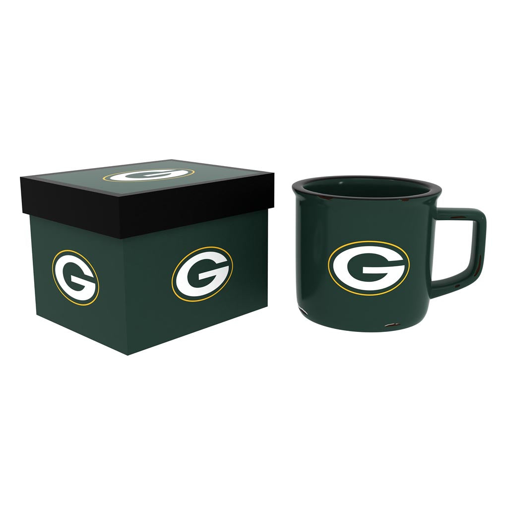NFL Green Bay Packers Evergreen 14oz Ceramic Camp Cup - Green