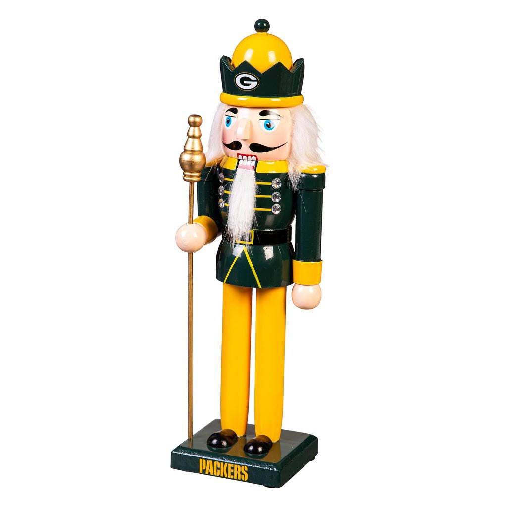 NFL Green Bay Packers Evergreen 12" Nutcracker
