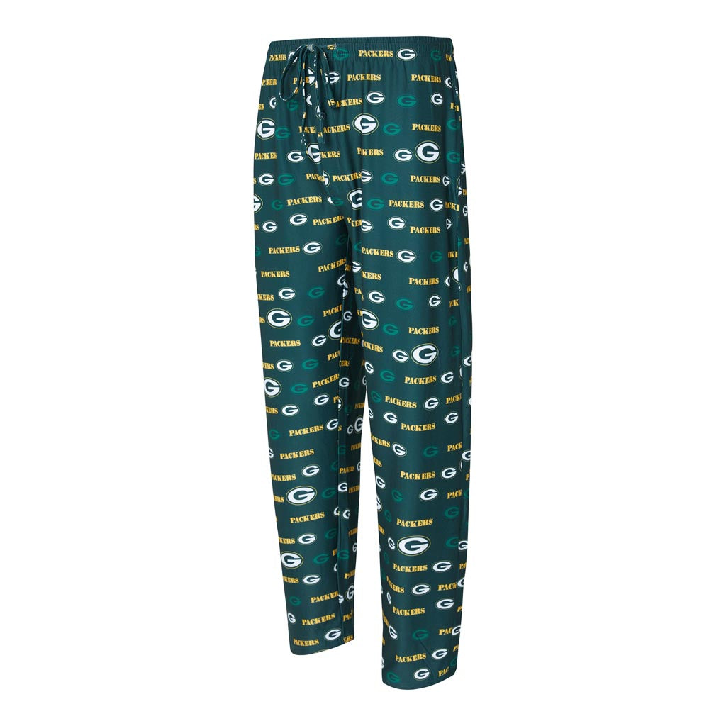 NFL Green Bay Packers Concepts Sport Mosaic All Over Print PJ Pants - Green