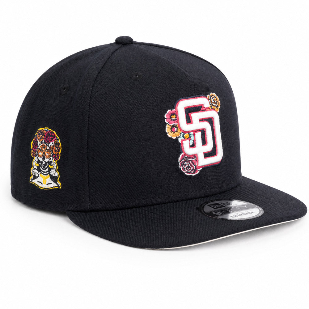 MLB San Diego Padres New Era City Connect Alternate Undervisor 9FIFTY A-Frame- Navy