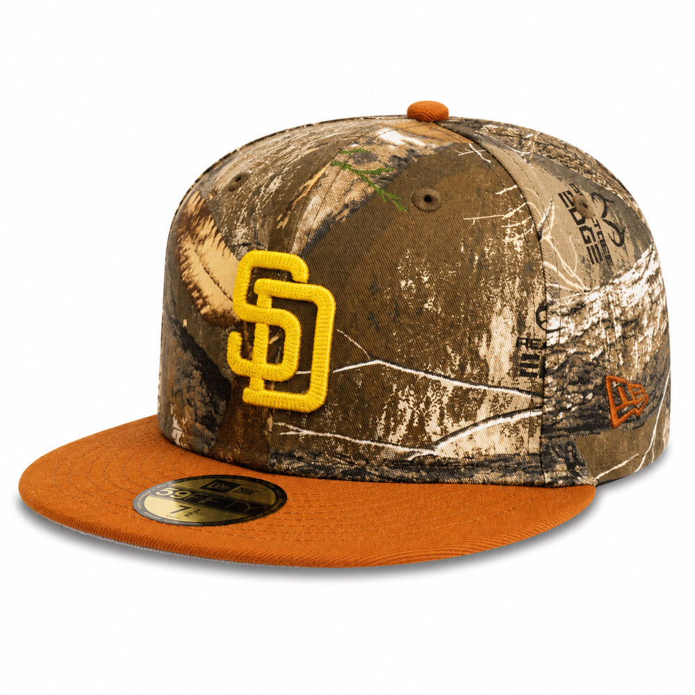 MLB San Diego Padres New Era Team Terrain 59FIFTY Fitted Hat- Real Tree