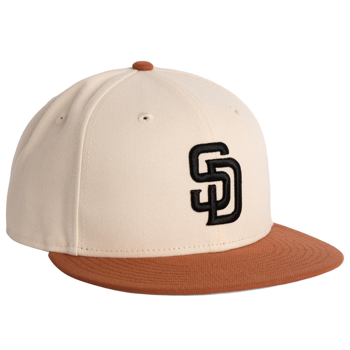 MLB San Diego Padres New Era Fieldstone 9FIFTY Snapback Hat- Light Cream