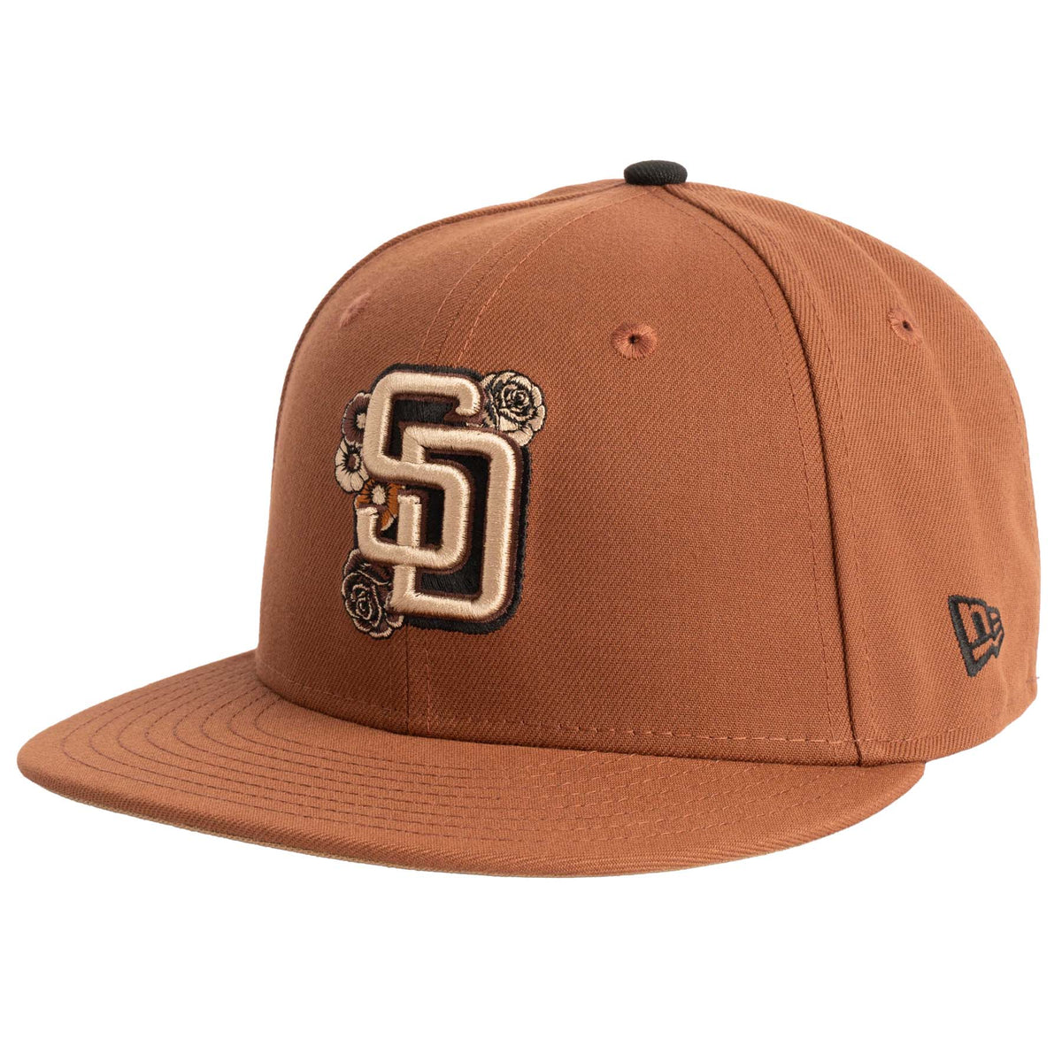 MLB San Diego Padres New Era Jolly Roger 59FIFTY Fitted Hat- Brown