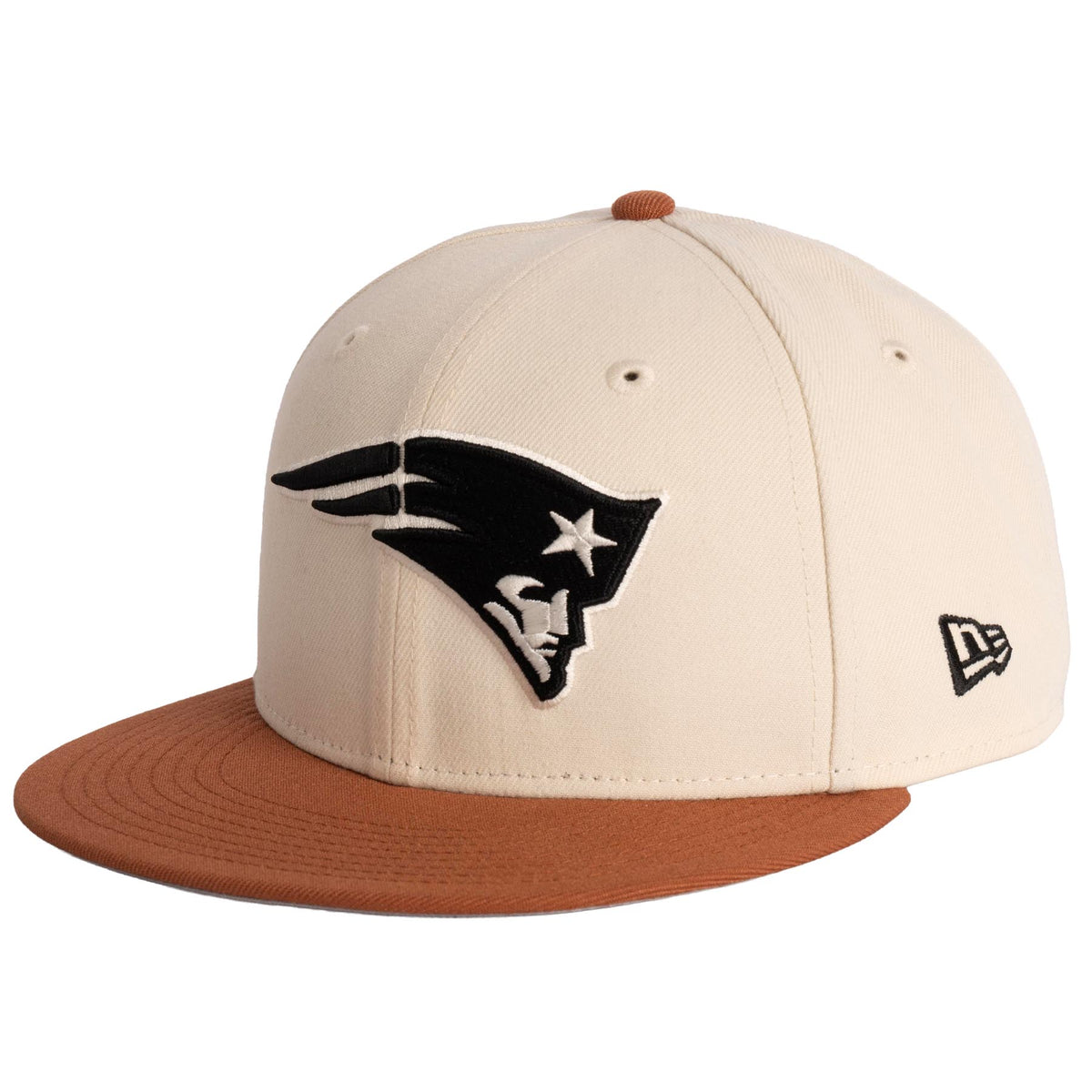 NFL New England Patriots New Era Fieldstone 9FIFTY Snapback Hat- Light Cream