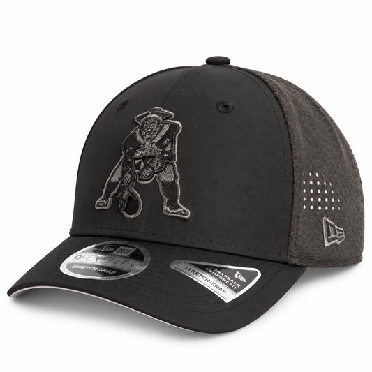 NFL New England Patriots New Era Black Pearl Trucker 9SEVENTY Stretch-Snap Hat- Black