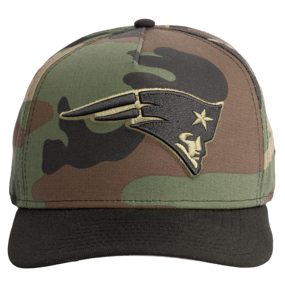 NFL New England Patriots New Era Woodland Ops 9FIFTY A-Frame Snapback Hat- Camo