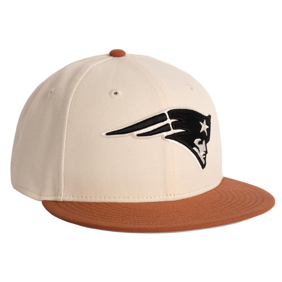 NFL New England Patriots New Era Fieldstone 9FIFTY Snapback Hat- Light Cream