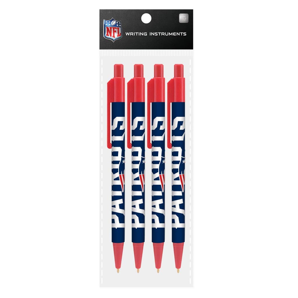 NFL New England Patriots Mojo 4-Pack Retractable Pens