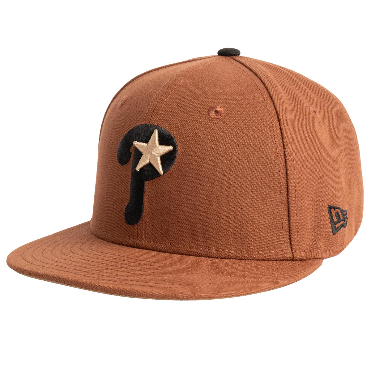MLB Philadelphia Phillies New Era Jolly Roger 59FIFTY Fitted Hat- Brown