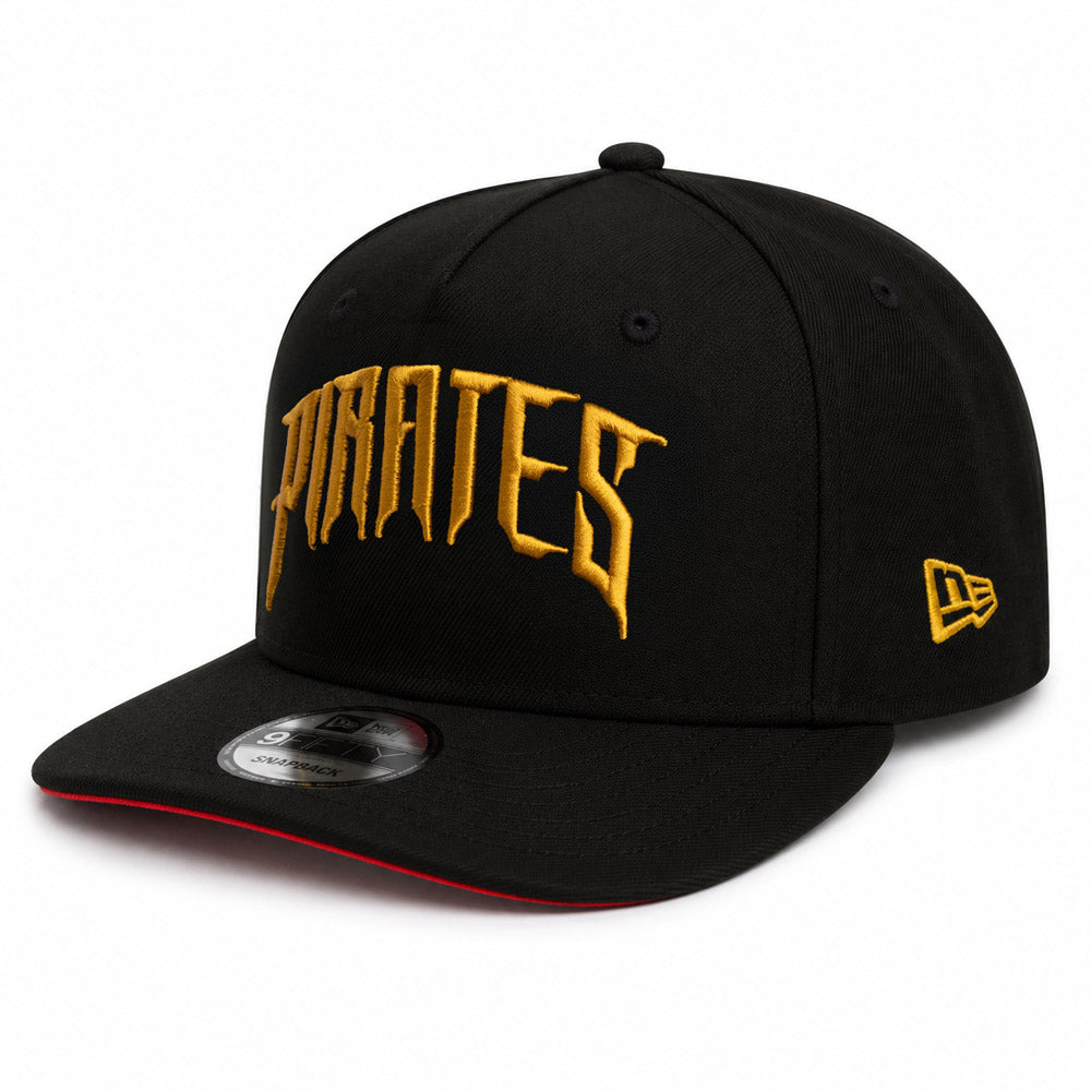 MLB Pittsburgh Pirates New Era City Connect Alternate Undervisor 9FIFTY A-Frame- Black
