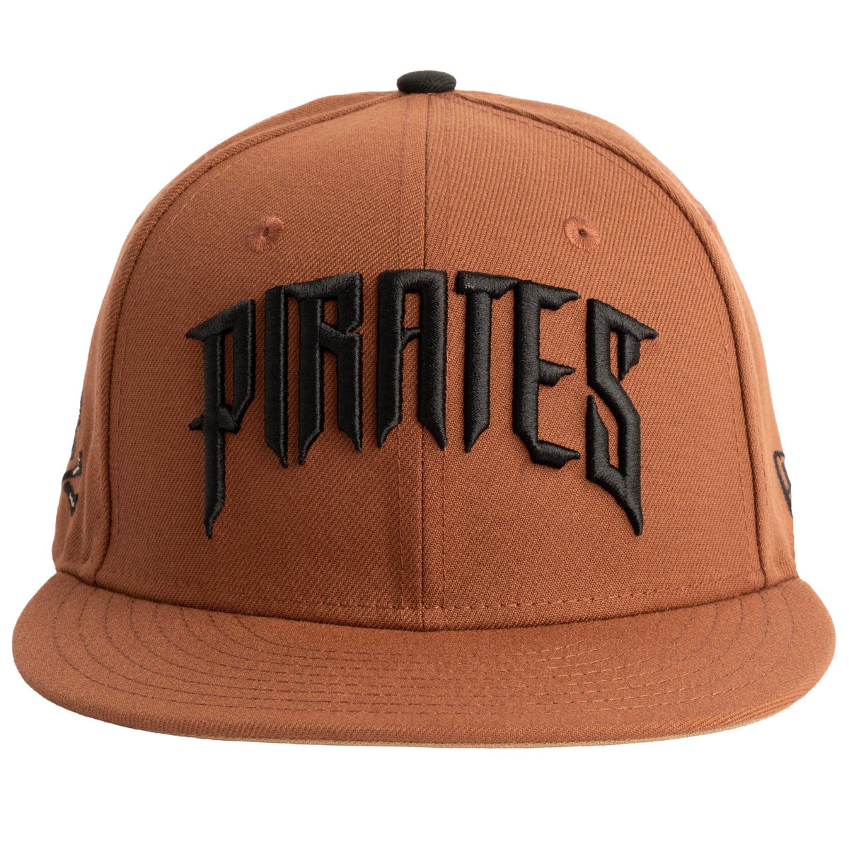 MLB Pittsburgh Pirates New Era Jolly Roger 59FIFTY Fitted Hat- Brown