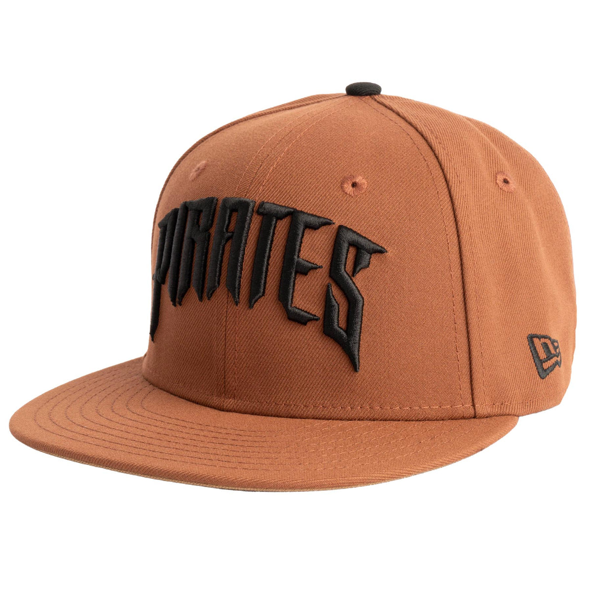 MLB Pittsburgh Pirates New Era Jolly Roger 59FIFTY Fitted Hat- Brown