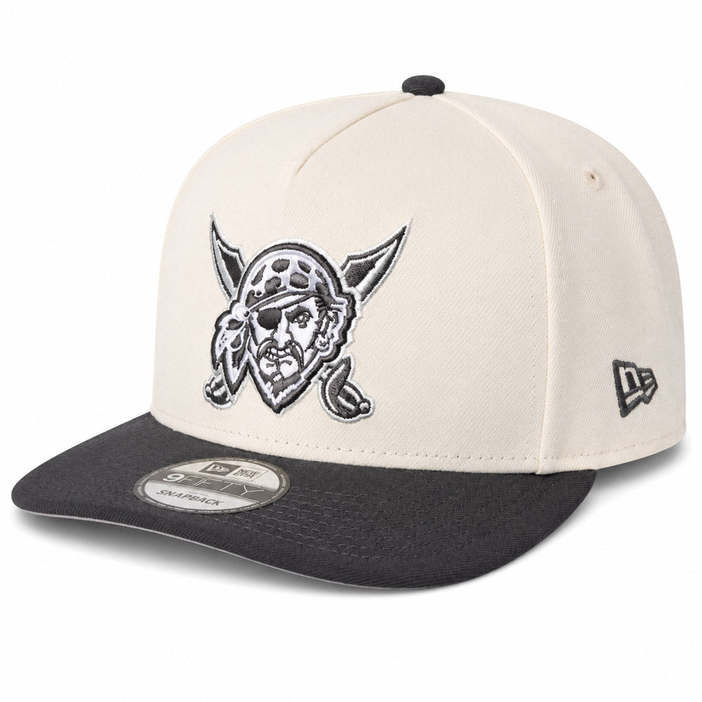 MLB Pittsburgh Pirates New Era Gridiron Chrome 9FIFTY A-Frame- Cream