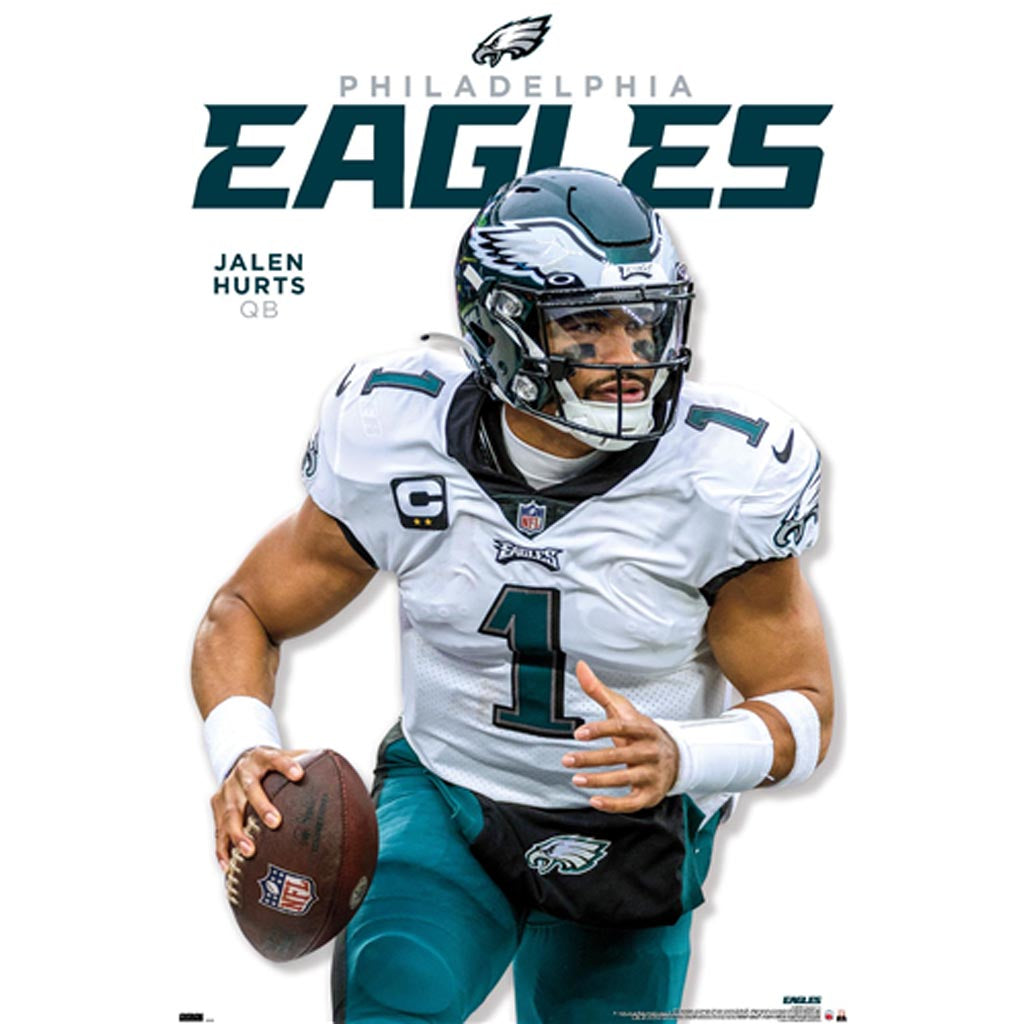 NFL Philadelphia Eagles Jalen Hurts Trends International Passing Poster