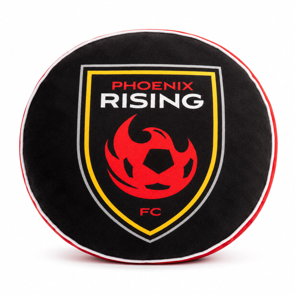 USL Phoenix Rising Logo Brands Puff Pillow- Black