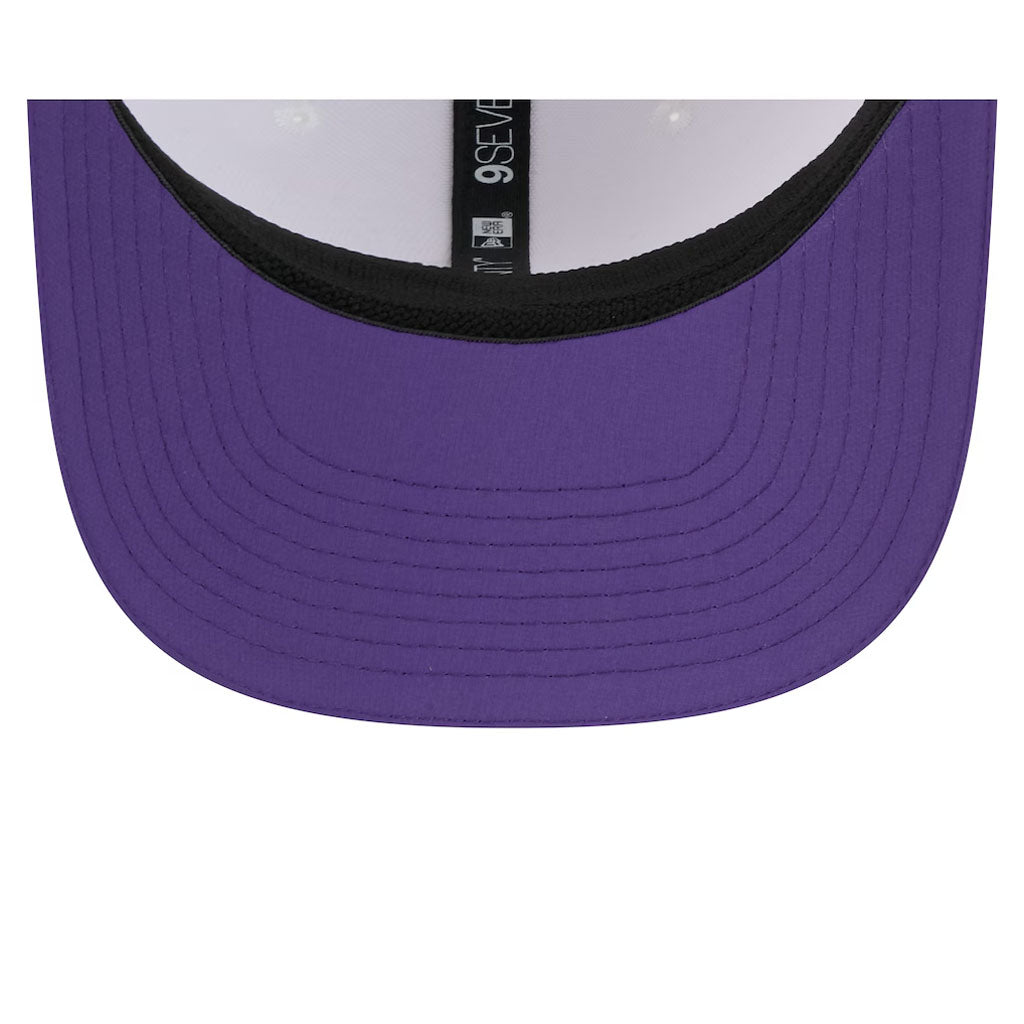 NFL Minnesota Vikings New Era 2025 Training 9SEVENTY Stretch Snap Hat - White