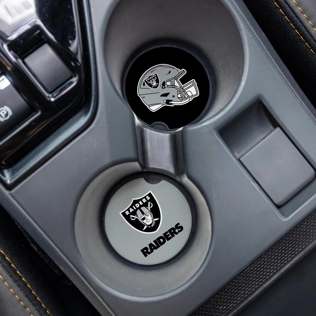 NFL Las Vegas Raiders Evergreen 2-Pack Car Coasters