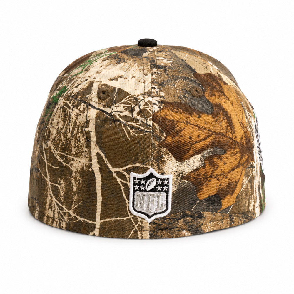 NFL Las Vegas Raiders New Era Team Terrain 59FIFTY Fitted Hat- Real Tree