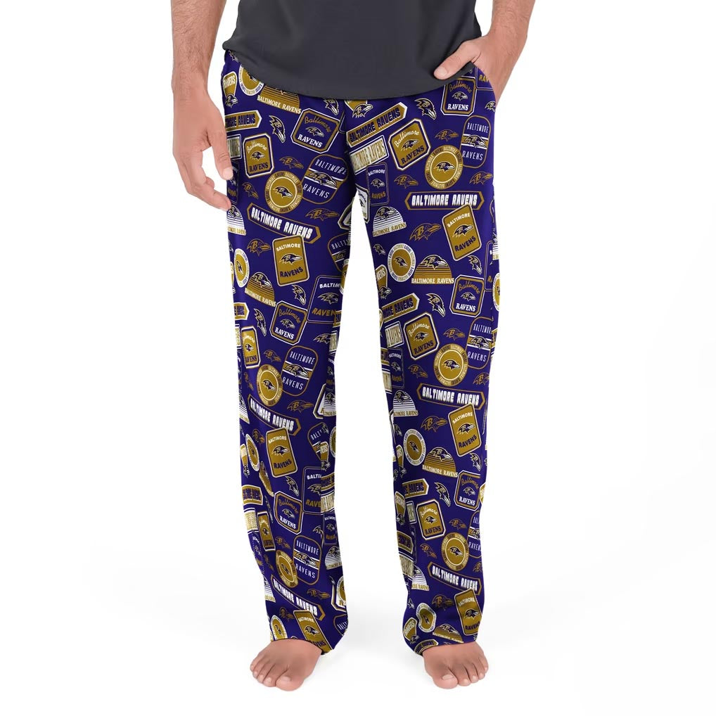NFL Baltimore Ravens Concepts Sport Grady Pajama Pant- Purple