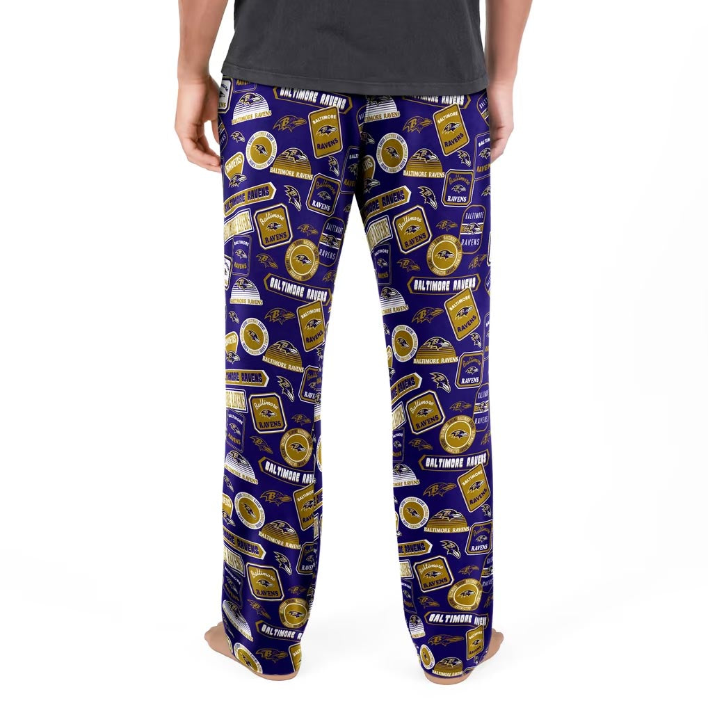 NFL Baltimore Ravens Concepts Sport Grady Pajama Pant- Purple