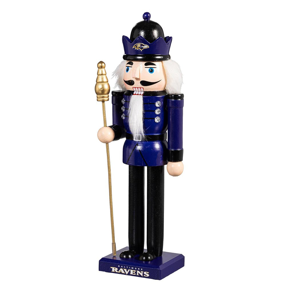 NFL Baltimore Ravens Evergreen 12" Nutcracker
